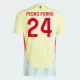 Koszulka Piłkarska Pedro Porro #24 Hiszpania Mistrzostwa Europy 2024 Wyjazdowa Męska