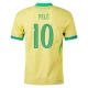 Koszulka Piłkarska Pele #10 Brazylia Copa America 2024 Domowa Męska