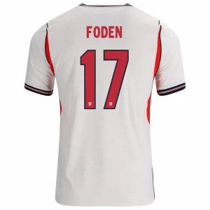 Koszulka Piłkarska Phil Foden #17 Anglia Mistrzostwa Świata 2026 Domowa Męska