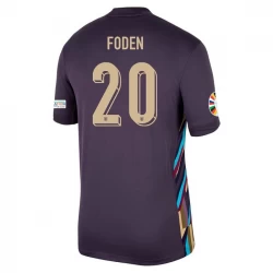 Koszulka Piłkarska Phil Foden #20 Anglia Mistrzostwa Europy 2024 Wyjazdowa Męska