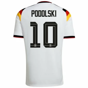 Koszulka Piłkarska Podolski #10 Niemcy Mistrzostwa Świata 2026 Domowa Męska
