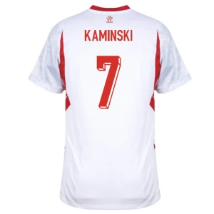 Koszulka Piłkarska Polska Kaminski #7 2026 Domowa Męska