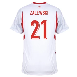 Koszulka Piłkarska Polska Zalewski #21 2026 Domowa Męska