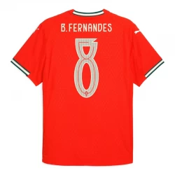 Koszulka Piłkarska Portugalia Bruno Fernandes #8 2025 Domowa Męska