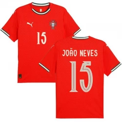 Koszulka Piłkarska Portugalia Joao Neves #15 2025 Domowa Męska
