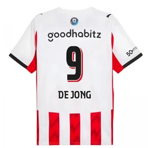 Koszulka Piłkarska PSV Eindhoven De Jong #9 2025-26 Domowa Męska