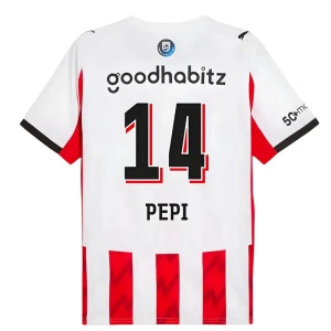 Koszulka Piłkarska PSV Eindhoven Pepi #14 2025-26 Domowa Męska