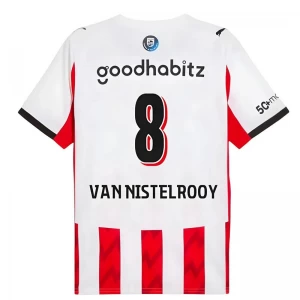 Koszulka Piłkarska PSV Eindhoven Van Nistelrooy #8 2025-26 Domowa Męska