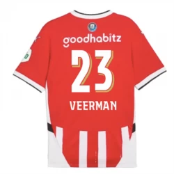 Koszulka Piłkarska PSV Eindhoven Veerman #23 2024-25 Domowa Męska