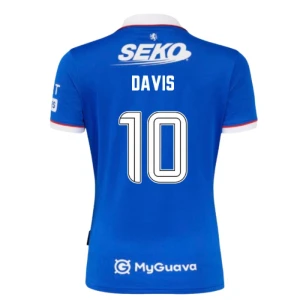 Koszulka Piłkarska Rangers FC Davis #10 2025-26 Domowa Męska