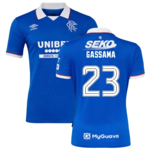 Koszulka Piłkarska Rangers FC Gassama #23 2025-26 Domowa Męska