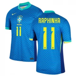 Koszulka Piłkarska Raphinha #11 Brazylia Copa America 2024 Wyjazdowa Męska