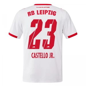 Koszulka Piłkarska RB Leipzig Castello Jr. #23 2025-26 Domowa Męska
