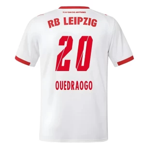 Koszulka Piłkarska RB Leipzig Ouedraogo #20 2025-26 Domowa Męska
