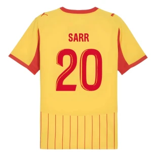 Koszulka Piłkarska RC Lens Sarr #20 2025-26 Domowa Męska