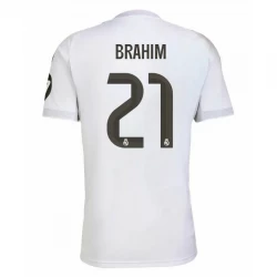 Koszulka Piłkarska Real Madryt Brahim #21 2025-26 Domowa Męska