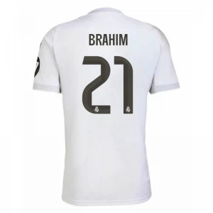 Koszulka Piłkarska Real Madryt Brahim #21 2025-26 Domowa Męska