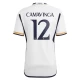 Koszulka Piłkarska Real Madryt Camavinga #12 2023-24 Domowa Męska