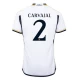 Koszulka Piłkarska Real Madryt Carvajal #2 2023-24 Domowa Męska