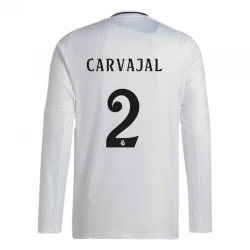 Koszulka Piłkarska Real Madryt Carvajal #2 2024-25 Domowa Męska Długi Rękaw