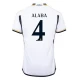 Koszulka Piłkarska Real Madryt David Alaba #4 2023-24 Domowa Męska