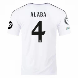 Koszulka Piłkarska Real Madryt David Alaba #4 2024-25 UCL Domowa Męska