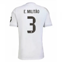Koszulka Piłkarska Real Madryt E. Militao #3 2025-26 Domowa Męska