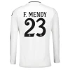 Koszulka Piłkarska Real Madryt F. Mendy #23 2024-25 Domowa Męska Długi Rękaw