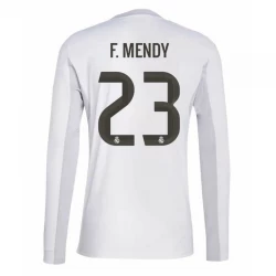 Koszulka Piłkarska Real Madryt F. Mendy #23 2025-26 Domowa Męska Długi Rękaw
