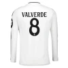 Koszulka Piłkarska Real Madryt Federico Valverde #8 2024-25 HP Domowa Męska Długi Rękaw