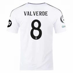 Koszulka Piłkarska Real Madryt Federico Valverde #8 2024-25 UCL Domowa Męska