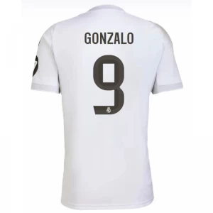 Koszulka Piłkarska Real Madryt Gonzalo #9 2025-26 Domowa Męska