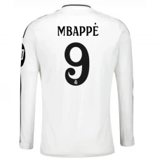 Koszulka Piłkarska Real Madryt Kylian Mbappé #9 2024-25 HP Domowa Męska Długi Rękaw
