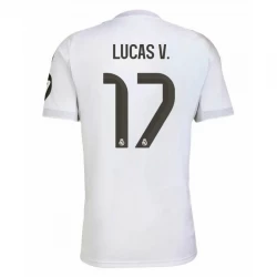 Koszulka Piłkarska Real Madryt Lucas V. #17 2025-26 Domowa Męska
