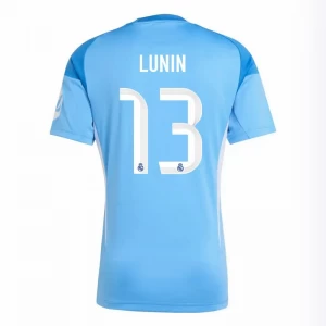 Koszulka Piłkarska Real Madryt Lunin #13 2025-26 Bramkarska Domowa Męska