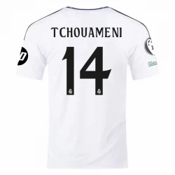 Koszulka Piłkarska Real Madryt Tchouameni #14 2024-25 UCL Domowa Męska