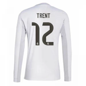 Koszulka Piłkarska Real Madryt Trent #12 2025-26 Domowa Męska Długi Rękaw