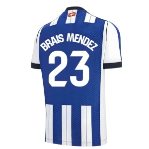 Koszulka Piłkarska Real Sociedad Brais Mendez #23 2025-26 Domowa Męska