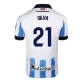 Koszulka Piłkarska Real Sociedad Silva #21 2023-24 Domowa Męska
