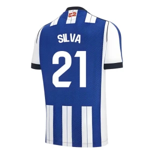 Koszulka Piłkarska Real Sociedad Silva #21 2025-26 Domowa Męska