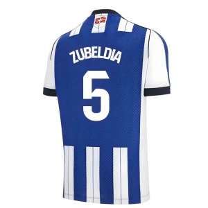 Koszulka Piłkarska Real Sociedad Zubeldia #5 2025-26 Domowa Męska