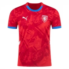 Koszulka Piłkarska Republika Czeska Mistrzostwa Europy 2024 Domowa Męska