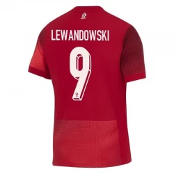 Koszulka Piłkarska Robert Lewandowski #9 Polska Mistrzostwa Europy 2024 Wyjazdowa Męska