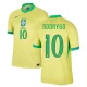 Koszulka Piłkarska Rodrygo #10 Brazylia Copa America 2024 Domowa Męska