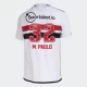 Koszulka Piłkarska São Paulo FC M. Paulo #32 2023-24 Domowa Męska