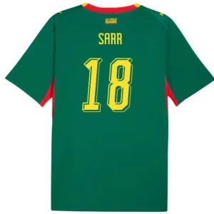 Koszulka Piłkarska Sarr #18 Senegal Mistrzostwa Świata 2026 Wyjazdowa Męska