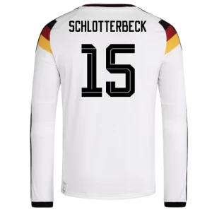 Koszulka Piłkarska Schlotterbeck #15 Niemcy Mistrzostwa Świata 2026 Domowa Męska Długi Rękaw