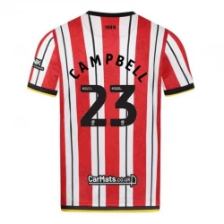Koszulka Piłkarska Sheffield United Campbell #23 2024-25 Domowa Męska