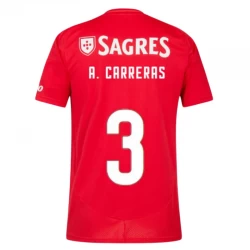 Koszulka Piłkarska SL Benfica A. Carreras #3 2024-25 Domowa Męska