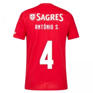 Koszulka Piłkarska SL Benfica Antonio S. #4 2024-25 Domowa Męska